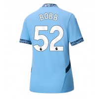 Camisa de time de futebol Manchester City Oscar Bobb #52 Replicas 1º Equipamento Feminina 2024-25 Manga Curta